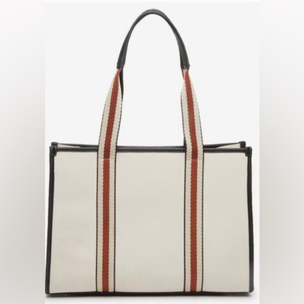Kelly and Katie canvas Kathy tote bag neutral color work bag
